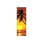 1art1 8743 Sandra Sun Palm beach and Sunset Door Poster (158 x 53 cm) (household goods)