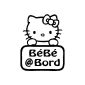 Sticker Baby on Board 100 Hello Kitty - 15x19 cm