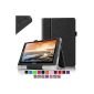 Fintie Lenovo Yoga 10 / Yoga 10 HD + Folio Cover Case Cover Case Shell - Premium leather case with stylus holder (For Yoga Tablet HD + 10.1 inches / Yoga Tablet 10 inch HD) - Black (Electronics)