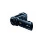 Samsung F80 Digital Camcorder Port SD / SDHC 5 Mpix Optical Zoom 52x Black (Electronics)