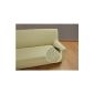 Velfont 1-he bielastic sofa cover, Universal Beige, cream white (household goods)