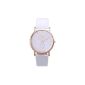 Bocideal (TM) 1PC Women's Clothing Stores Geneva Roman Leather Band Analog Quartz Wrist Watch white (clock)
