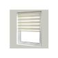 Casa Pura® double blind Day & Night with dual function - daylight translucent and darkening - in 8 sizes | Beige / Cream | 70x150cm