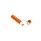 MiPow SP2600M-OR Power Tube 2600 mobile spare battery with Micro-USB adapter for mobile / smartphone / MP3 player / Navigation devices / PSP / NDS / Wii U orange (accessory)