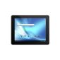 Odys Noon 24.6 cm (9.7 inches) Tablet PC (IPS screen, dual core processor, 1.6GHz, 1GB RAM, 16GB HDD, HDMI, WiFi, Android 4.1, Bluetooth 2.1.) Black / Alu (Personal Computers )