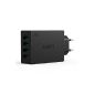 Aukey® Aipower Milti Charger USB Port Sector / Universal Mobile Charger / Wall Charger with 4 USB Ports / Adapter Charger EU inlet - 4-Port USB Charger (30W / 5V 6A) Black (Electronics)