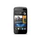 HTC Desire 500 smartphone (8 megapixel camera, 10.9 cm (4.3 inch) display, 1.2GHz, quad-core processor, Android) glossy black (Electronics)