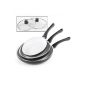 Grafe Stayn 5-piece ceramic pan set in different colors (Black) (household goods)