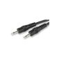 Mono Cable 2.5mm Male to 2.5mm mono jack plug Audio connection cable 3 m (electronic)
