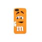 MEILISHO® Owl Iphone 5 / 5S Silicone Case Cover Protection Case (Orange) (Clothing)