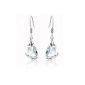 Lorelys - Earrings Swarovski Crystal White Gold Plated style and to shine a festive evening (Jewelry)