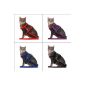 Necklace + LEASH NYLON HARNESS ADJUSTABLE CAT KITTEN Length 1.2m 4colors choice