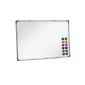 Magnetic board 60x90 cm incl. 12 Magnets whiteboard (Office supplies & stationery)
