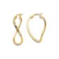 Miore Ladies Hoops 375 yellow gold 30 mm MSIL913E (jewelry)