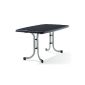 Folding table by winning 253 / A, color black