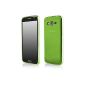 EGO® Slim Case (Samsung A300 Galaxy A3, Green Transparent) Car Phone Case Super Slim Soft Case back cover Transparent Cover Flexible