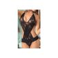 Black lace sexy halter Teddy / Babydoll Babydoll size fits up to size 36-42