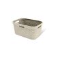 Curver 00708-885-00 Wäschebox Style, 45 L, cream (household goods)