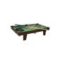 Mini pool table with equipment 91.5 x 51 x 21 cm (Sports)