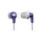 Panasonic RP-HJE120E-ear headphones Purple (Electronics)
