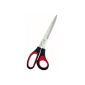 Wedo 97610 scissors stainless steel Soft 10 inch soft grip 25,5 cm black / red (Office supplies & stationery)