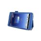 IVSO® Slim-Book Case Cover for ASUS MeMO Pad HD 7 ME173X Tablet (Blue) (Electronics)