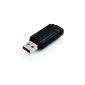 Pinstripe Verbatim USB Drive 2.0 64GB Black (Personal Computers)