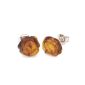InCollections - 0100261991570 - Earrings Woman Earrings - Silver 925/1000 - Amber (Jewelry)