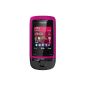 Nokia C2-05 slider phone (5.1 cm (2 inch) display, VGA camera) pink (electronics)