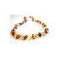 (AC12) Amber Light - Lemon Amber Necklace for Baby (Baby Care)