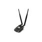 Etekcity® 300Mbps Wireless USB Adapter Dual omni directional antenna 6dBi 802.11 B / G / N High Power (Personal Computers)