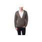 Lower East Men cardigan with buttons in different colors (Textile)
