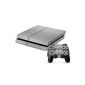 PlayStation 4 Design foil sticker Skin Set for console + 2 Controller - Silverwood (video game)
