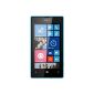Nokia Lumia 520 Smartphone (10.1 cm (4.0 inch) WVGA ClearBlack LCD touchscreen, 5.0 megapixel auto focus camera, 1.0GHz dual-core processor, Windows Phone 8) cyan (Electronics)