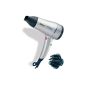 Valera 545.09DV Hairdryer Silent 2200 Super Ionic (Blue / Silver) (Health and Beauty)