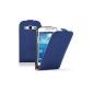 Membrane - Ultra Slim Case Blue Samsung Galaxy Express II 2 (SM-G3815 / G3815-GT) - Flip Cover Case (Electronics)