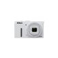 Nikon Coolpix P340 Digital Camera (12 Megapixel, 5x optical wide-angle zoom, 7.5 cm (3 inches) RGBW LCD monitor 5-axis image stabilization (VR), Dynamic Fine Zoom, Wi-Fi) white (Electronics )