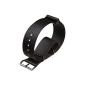 Bracelet NATO G10 military watch nylon by ZULUDIVER, earrings IP PVD Black, Black, 22mm (Watch)