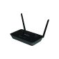 Netgear D1500-100PES Router 300 Mbps Wi-Fi / Ethernet Black (Accessory)