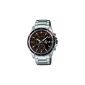 Casio - EFR-526D-5AVUEF - Building - Men's Watch - Quartz Analog - Brown Dial - Silver Bracelet (Watch)