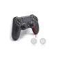 iProtect 6 silicone attachments for the DualShock Wireless Controller Sony PlayStation 4 in transparent (Electronics)