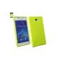 Emartbuy® Sony Xperia M2 Brilliant Gloss TPU Gel Case Cover Case Cover Green (Electronics)