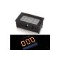 COLEMETER® Mini Ammeter Tester Test Digital Ampere 0-10A current DC LED Yellow