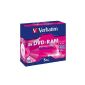 Verbatim DVD-RAM 4.7GB blanks 5x jewel case 5 pack scratchproof (Accessories)