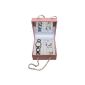 Gift box Rose mirror woman adornment Watch Ring Earrings Rhinestones and silver necklace (Watch)