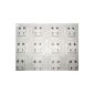 24 stud earrings (12 pairs) Health plug steel with 12 colors (Personal Care)
