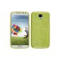 Silicone Case for Samsung Galaxy S4 - brushed pastel green - Cover PhoneNatic ​​Hard Case (Electronics)