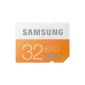 Samsung Memory SDHC UHS-I 32GB EVO Grade 1 Class 10 Memory Card Memory Card (up to 48MB / s data transfer rate) (Accessories)