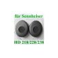 WEWOM 2 High quality replacement ear pads for Sennheiser HD218 HD219 HD228 HD229 HD238 HD240 (Electronics)