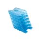 Herlitz 11068194 Filing tray A4-C4 space 6 pack royal blue translucent (Office supplies & stationery)